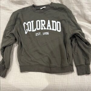 Olive Green Colorado Sweatshirt